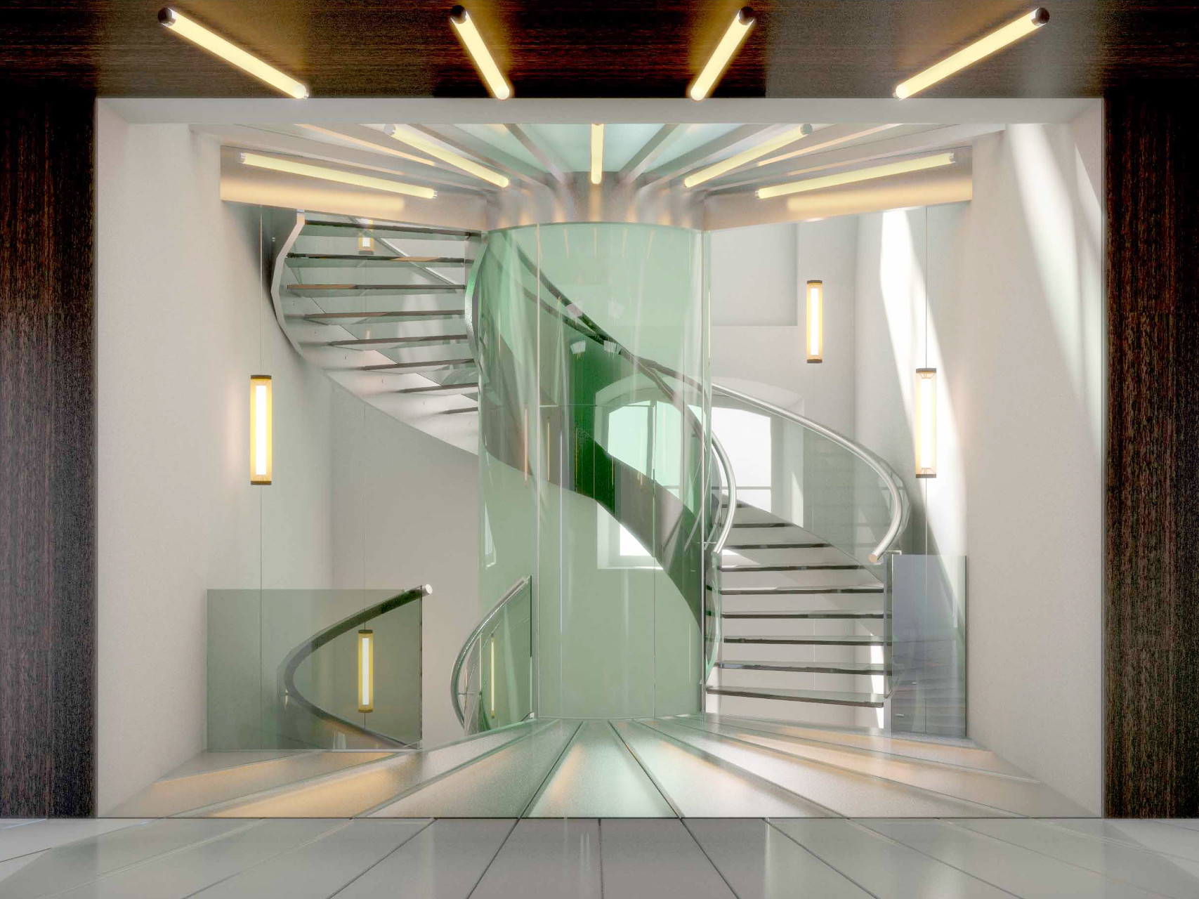 Création d’un escalier et ascenseur